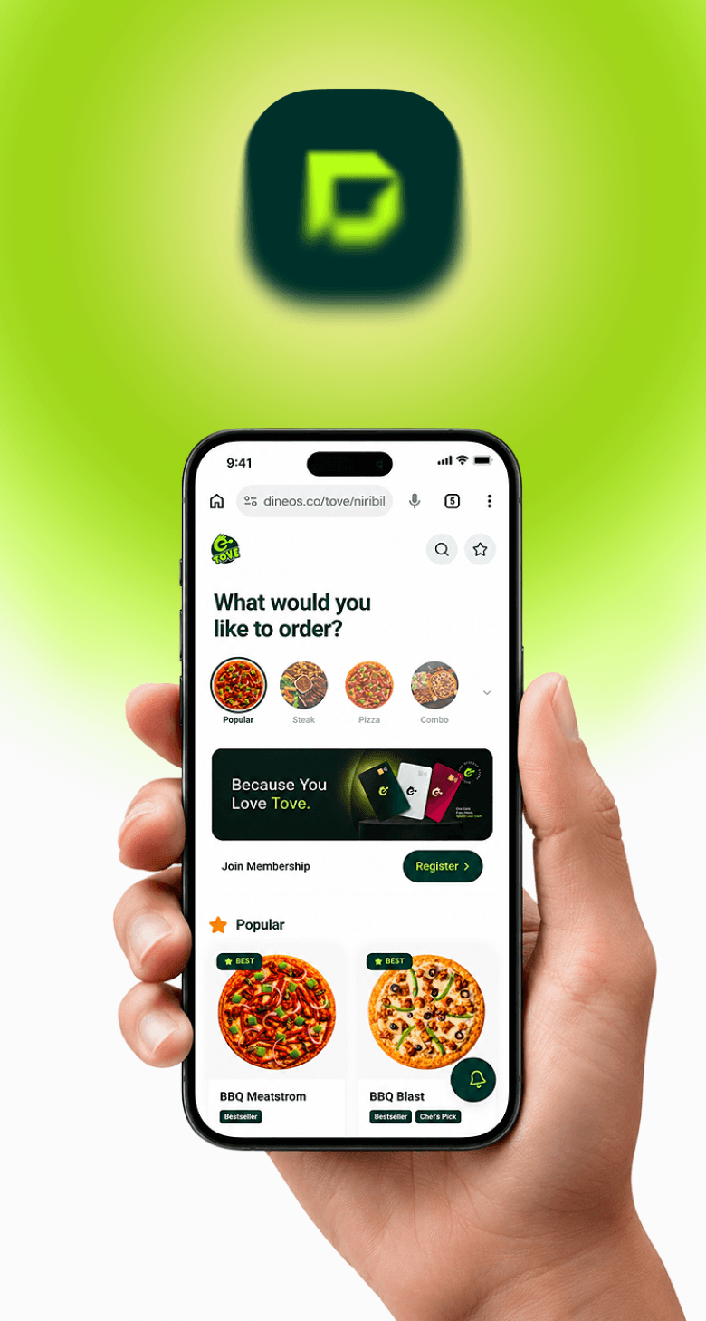 Digital menu